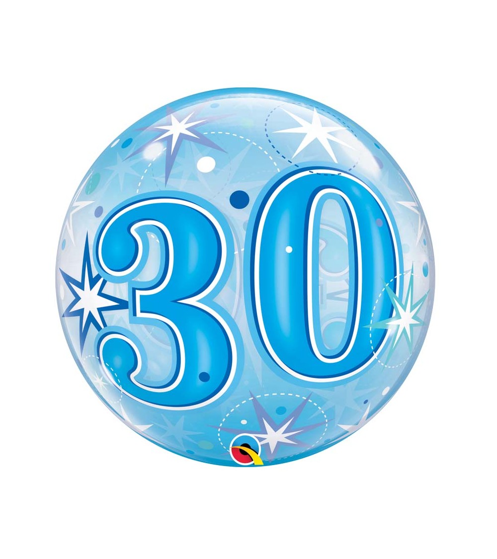 Ballon Anniversaire Chiffre 1 XL Alu Bleu Fête anniversaire