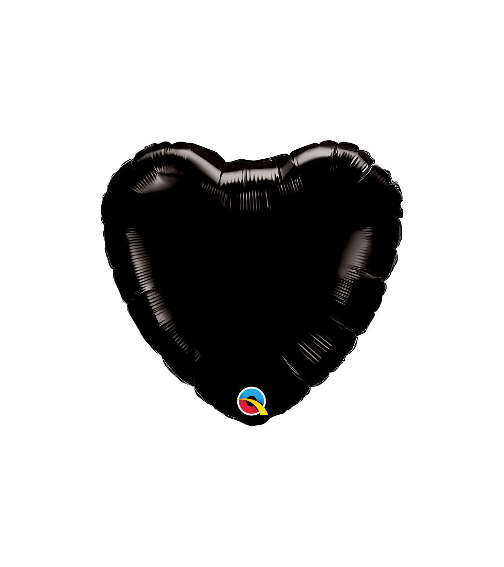 Ballon aluminium coeur noir