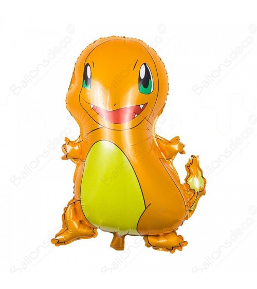 Ballon aluminium - Pokémon - salamèche - 78 cm