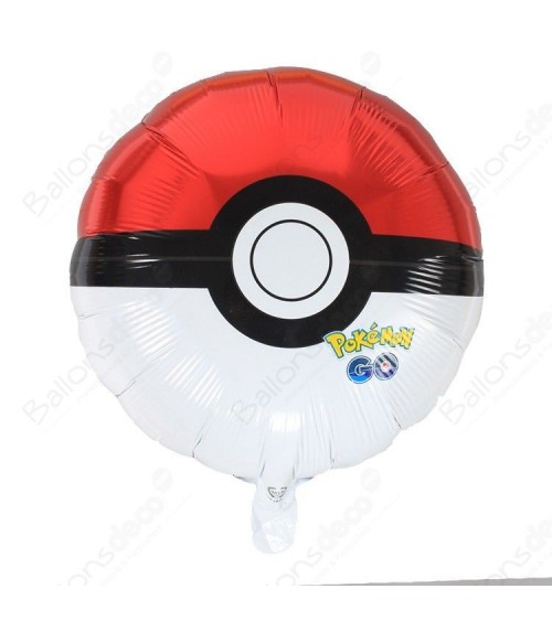 Ballon aluminium - Pokémon - Pokéball - 45 cm