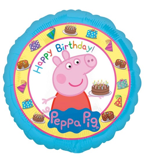 ballon aluminium peppa pig , décoration anniversaire