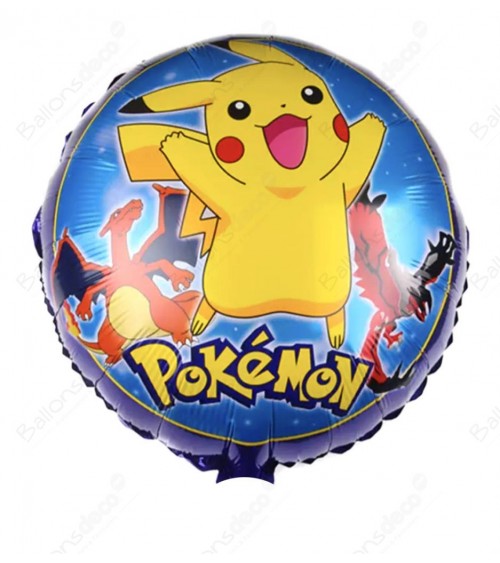 Ballon aluminium - Pokémon - Pikachu et cie - 45 cm