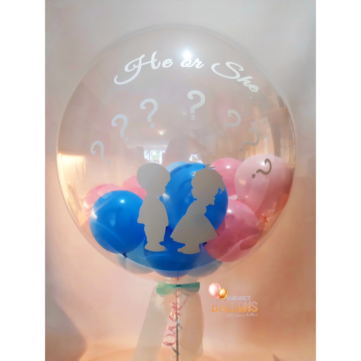 Ballons Baby Shower - composition création