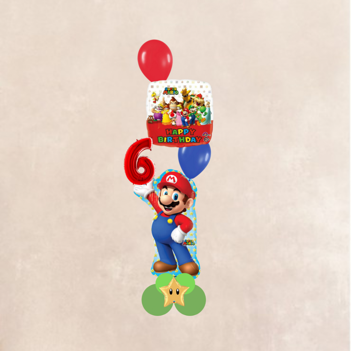 Ballon sur le thème de Super Mario