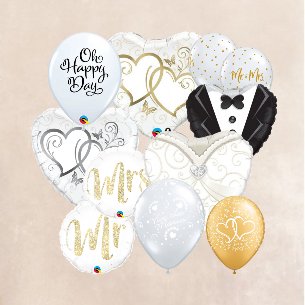 Ballon pour Mariage, Noce et Anniversaire de mariage